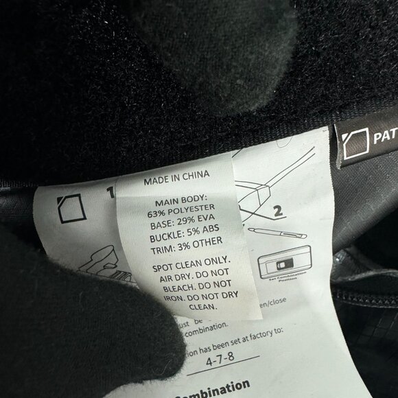 NWOT WaterSeals Edge Back Pack with Secura Lock Technology, Black - Picture 10 of 14